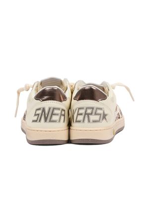 beige lether sneakers GOLDEN GOOSE KIDS | GJF00327F00804982179